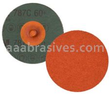 3M&trade; 7010534972 1-1/2" 60+ Grit TR 787C Roloc&trade; Fibre Disc