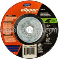 Norton 70184601502 4-1/2 x 1/4 x 5/8-11 24 Q T27 Clipper Classic Concrete Grinding Wheel 