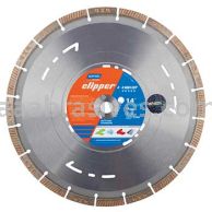 Norton 70184645926 Clipper 4 x 4 Max Cut 14 x .125 x 1"/20mm Segmented Rim Diamond Saw Blade