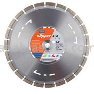 Norton 70184684547 Clipper 4 x 4 14 x .125 x 1"/20mm Segmented Rim Diamond Saw Blade