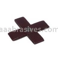 Standard Abrasives  A/O Cross Pad 704000 4" x 4" x 1" x 8 Ply x 1/4-20 60 Grit