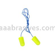 3M&trade; 7100006342 E-A-Rsoft&trade; 311-1251 Corded Poly Bag Large Size Yellow Neons&trade; Earplugs