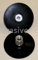 3M&trade; 7100007033 4 x 5/8-11 Roloc&trade; TR Medium Internal Disc Pad 83242