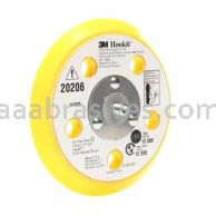 3M&trade; 7100009656 5 x 1/2 x 5/16-24 31-Holes Hookit&trade; External Clean Sanding Back Up Pad 20206
