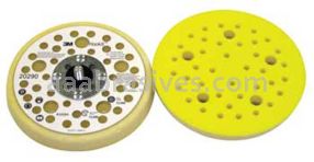 3M&trade; 7100009657 5 x 11/16 x 5/16-24 44-Holes Hookit&trade; External Clean Sanding Low Profile Finishing Disc Pad 