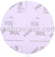 3M&trade; 7100010261 3” P600 Grit 360L Hookit&trade; Clean Sanding Disc