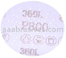 3M&trade; 7100010262 3” P800 Grit 360L Hookit&trade; Clean Sanding Disc