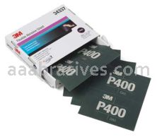 3M&trade; 7100010553 5.5 x 6.8 P400 Grit 270J Hookit&trade; Flexible Abrasive Hand Sheet