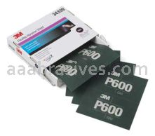 3M&trade; 7100010566 5.5 x 6.8 P600 Grit Hookit&trade; Flexible Abrasive Sheet
