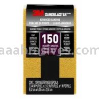 3M&trade; 7100015174 SandBlaster&trade; Advanced Sanding Sanding Sponge 3-3/4x2-1/2x1 150 Girt