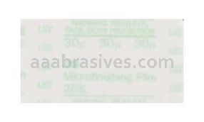 3M&trade; 7100017774 8 1/2 x 11 30 Micron 268L Microfinishing PSA Film Sheet