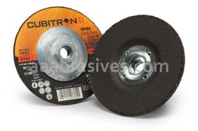 3M&trade; 7100018882 Cubitron&trade; II 4 1/2 x 1/8 x 5/8-11 28762 T27 Cut and Grind Wheel