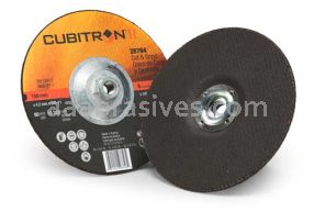 3M&trade; 7100019069 Cubitron&trade; II 6 x 1/8 x 5/8-11 28764 T27 Cut and Grind Wheel