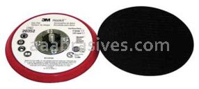 3M&trade; 7100026249 5 x 3/8 x 5/16-24 Hookit&trade; External Low Profile Disc Pad 20352