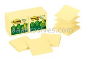Post-it&trade; Greener Pop-up Notes R330RP-12YW 3 in x 3 in Canary Yellow 3M 7100028730