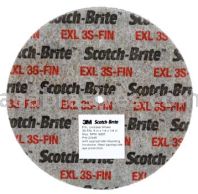 3M&trade; Scotch-Brite&trade; 7100031086 3 x 1/4 x 1/4 3S Fine SPR 20887A EXL Unitized Wheel