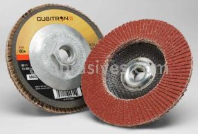 3M&trade; 7100031307 4-1/2 x 5/8-11 80+ Grit Flap T29 Cubitron&trade; II  Disc