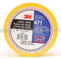 3M&trade; 7100044478 Vinyl Tape 471 Yellow 2" x 36 yards