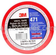 3M&trade; 7100044655 Vinyl Tape 471 Red 2" x 36 yards