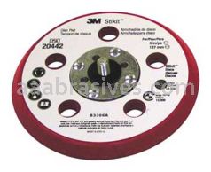 3M&trade; 7100044784 5 x 3/8 x 5/16-24 Stikit&trade; External D/F Low Profile Disc Pad 20442