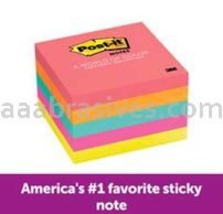 Post-it&trade; Notes 654-5PK 3 in x 3 in Cape Town Collection 3M 7100048125