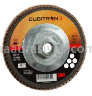 3M&trade; 7100049189 5 x 5/8-11 40+ Grit 967A T27 Cubitron&trade; II Flap Disc