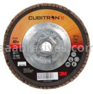 3M&trade; 7100049327 5 x 5/8-11 40+ Grit 967A T29 Cubitron&trade; II Flap Disc