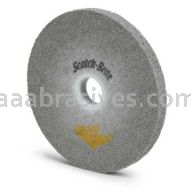 3M&trade; 7100050300 6 x 1/2 x 1 Scotch-Brite&trade; 10 S/C Fine EXL PRO Deburring Wheel