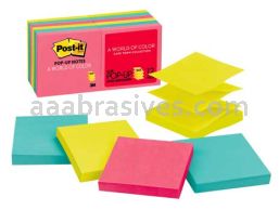 Post-it&trade; Pop-up Notes R330-12AN 3 in x 3 in Cape Town Collection 3M 7100050922
