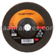 3M&trade; 7100052279 7 x 7/8 40+ Grit 967A T29 Giant Cubitron&trade; II Flap Disc