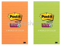 Post-it&trade; Super Sticky Notes 5845-SS 5 in x 8 in Rio de Janeiro Collection 3M 7100057311