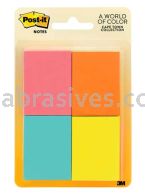 Post-it&trade; Notes 653-4AF 1-3/8 in x 1-7/8 in Cape Town Collection 3M 7100061168