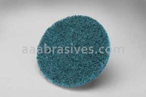 3M&trade; 7100067789 8" A/O Very Fine Scotch-Brite&trade; Hookit&trade; Production Clean and Finish Disc