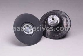 3M&trade; 7100070423 3 x 1/4-20 Roloc&trade; TP Hard Internal Disc Pad 14202
