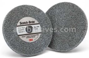 3M&trade; Scotch-Brite&trade; Roloc&trade; 7100081365 3 x 1/4 x NH 2S FIN Deburr and Finish PRO Unitized Wheel