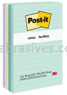 Post-it&trade; Notes 660-5PK-AST 4 in x 6 in Marseille Collection 3M 7100083328