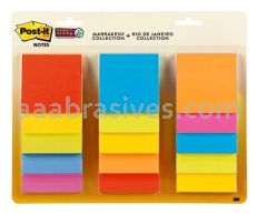 Post-it&trade; Super Sticky Notes 654-15SSMULTI 3 in x 3 in Assorted Colors 3M 7100083502