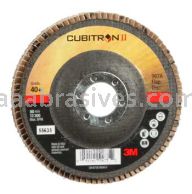 3M&trade; 7100085781 4-1/2 x 7/8 40+ Grit 967A T27 Giant Cubitron&trade; II Flap Disc