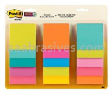 Post-it&trade; Notes 654-15SSMULTI2 3 in x 3 in 3M 7100086887