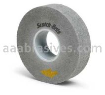 3M&trade; 7100087819 8 x 2 x 3 Scotch-Brite&trade; 10 S/C Fine EXL PRO Deburring Wheel