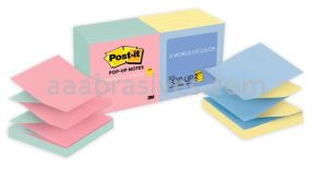 Post-it&trade; Pop-up Notes R330-U-ALT 3 in x 3 in Ultra Colors 3M 7100088496