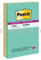 Post-it&trade; Super Sticky Notes 660-3SSMIA 4 in x 6 in Miami Collection 3M 7100088532