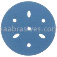 3M&trade; 7100090970 3” #400 Grit Hookit&trade; Blue Abrasive Disc 321U Multi-hole