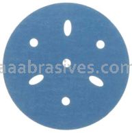3M&trade; 7100090971 3” #500 Grit Hookit&trade; Blue Abrasive Disc 321U Multi-hole