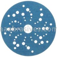 3M&trade; 7100090978 5” #180 Grit Hookit&trade; Blue Abrasive Disc 321U Multi-hole