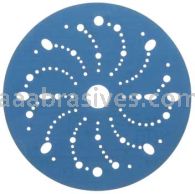 3M&trade; 7100091110 6” #600 Grit Hookit&trade; Blue Abrasive Disc 321U Multi-hole