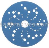 3M&trade; 7100091241 5” #600 Grit Hookit&trade; Blue Abrasive Disc Multi-hole