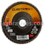 3M&trade; 7100097661 4 x 5/8 40+ Grit 967A T29 Cubitron&trade; II Flap Disc