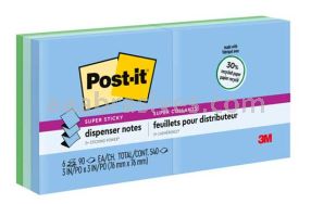 Post-it&trade; Super Sticky Pop-up Notes R330-6SST 3 in x 3 in 3M 7100097992