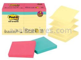 Post-it&trade; Pop-up Notes R330-14-4B 3 in x 3 in 3M 7100097993